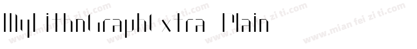 MgLithoGraphExtra Plain字体转换